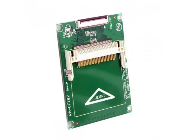 Alt view image 5 of 7 - SM 1.8" Compact Flash CF Memory Card to CE Ipod ZIF SSD HDD Adapter with 2 Cables