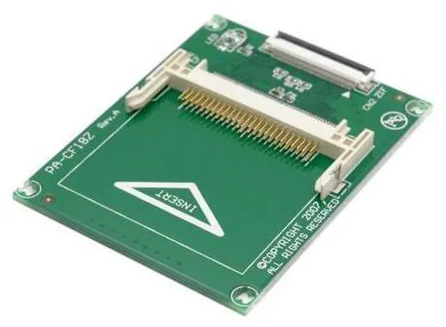 Main image of SM 1.8" Compact Flash CF Memory Card to CE Ipod ZIF SSD HDD Adapter with 2 Cables