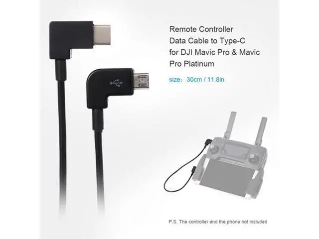 Alt view image 5 of 5 - Remote Controller Data Cable Type-C to Micro USB for DJI Mavic Pro Platinum Mavic Pro RC Accessories UC-055