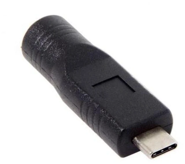 Alt view image 2 of 6 - SM DC Jack 5.5*2.1mm Input to USB-C Type-C Power Plug Charge Adapter for Laptop Phone