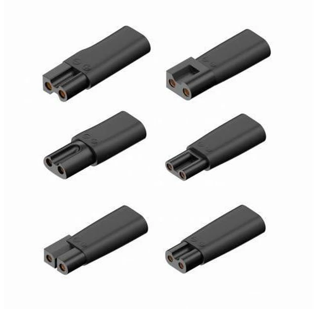 Main image of 6pcs/set USB-C Female to 2Pin DC 5V Power Charge Adapter for Electric Hair Clipper Beard Trimmers Shavers Beauty Instruments
