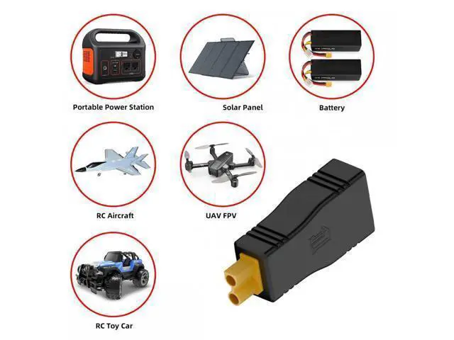Alt view image 6 of 7 - XT60 Female SC100 Protocol to XT30 Female Fast Charging Adapter for RC Lipo Battery Quadcopter Multicopter Aeromodelling