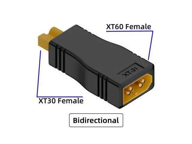 Alt view image 7 of 7 - XT60 Female SC100 Protocol to XT30 Female Fast Charging Adapter for RC Lipo Battery Quadcopter Multicopter Aeromodelling