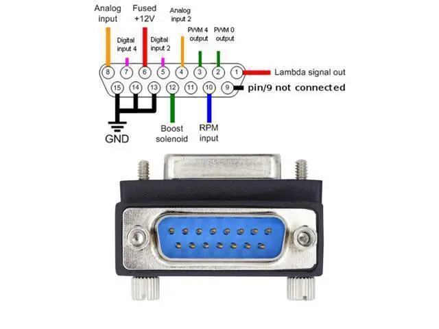 Alt view image 7 of 7 - HKCY DSUB RS232 D-subminiature 15pin Male Nut to Female Screw Extension Adapter DB Connector Up 90 Degree Angled