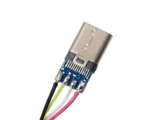Alt view image 5 of 7 - SM 5pcs/lot DIY 24pin USB Type C USB-C Male OTG Host Type 5.1k Resistor with Black Housing Cover