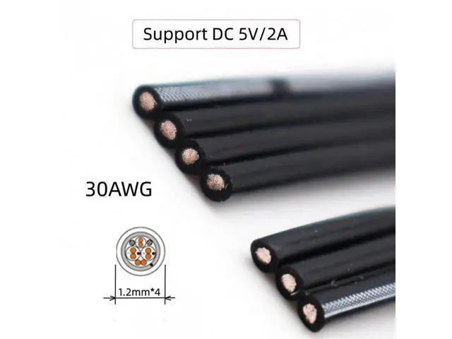 Alt view image 7 of 7 - HKCY UC-096-UP-0.13M 13cm USB 2.0 Type-A Male to USB-C Type-C Up Down Angled 90 Degree Data Flat Slim FPC Cable for FPVDiskPhone