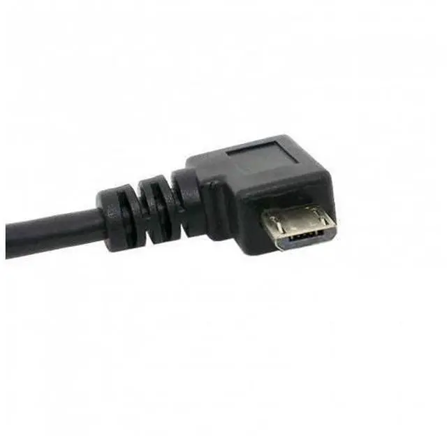 Alt view image 5 of 7 - HKCY U2-075-RI Right angled 90 Degree Micro USB Male to USB Left Angled Data Charge Cable 0.2m