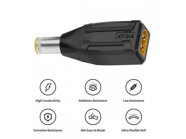 Alt view image 6 of 7 - XT60 Male SC100 Protocol to DC 7.9x5.4mm Male Fast Charging Adapter for RC Lipo Battery Quadcopter Multicopter Aeromodelling