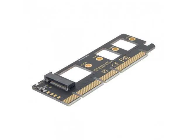 Alt view image 2 of 7 - SM NGFF M-key NVME M.2 SSD to PCI-E Express 3.0 16x X4 Adapter without Bracket