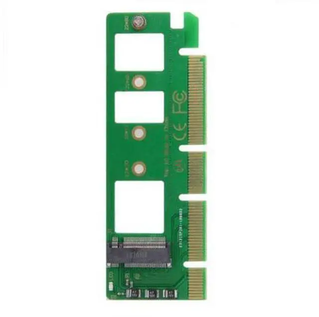 Alt view image 3 of 7 - HKCY SA-001 NGFF M-key NVME AHCI SSD to PCI-E 3.0 16x x4 Adapter for XP941 SM951 PM951 A110 m6e 960 EVO SSD