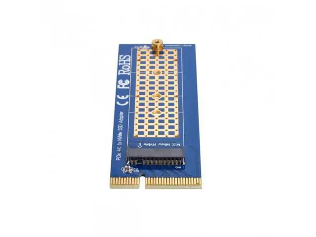 Alt view image 2 of 7 - SM NGFF M-key NVME AHCI SSD to PCI-E Express 3.0 4X Vertical Adapter for SSD & Motherboard