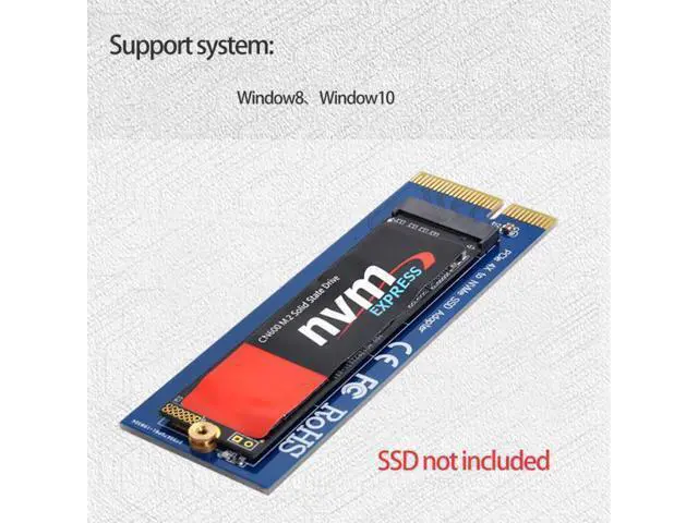 Alt view image 5 of 7 - SM NGFF M-key NVME AHCI SSD to PCI-E Express 3.0 4X Vertical Adapter for SSD & Motherboard