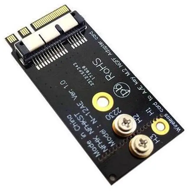 Alt view image 6 of 7 - SM BCM94360CS2 BCM943224PCIEBT2 Wireless Card to NGFF M.2 Key A/E Adapter for Macbook OS