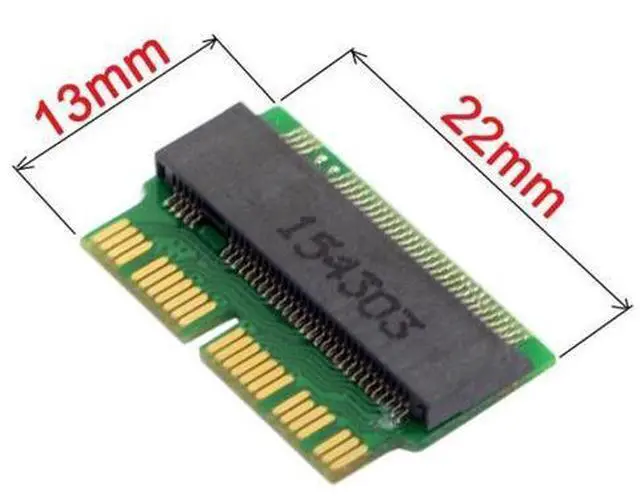 Main image of SM 12+16pin 2014 2015 Macbook to M.2 NGFF M-Key AHCI SSD Convert Card for A1493 A1502 A1465 A1466