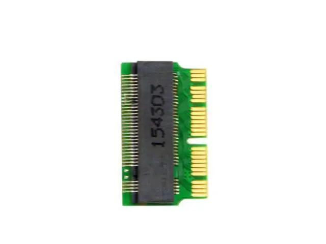 Alt view image 2 of 7 - SM 12+16pin 2014 2015 Macbook to M.2 NGFF M-Key AHCI SSD Convert Card for A1493 A1502 A1465 A1466