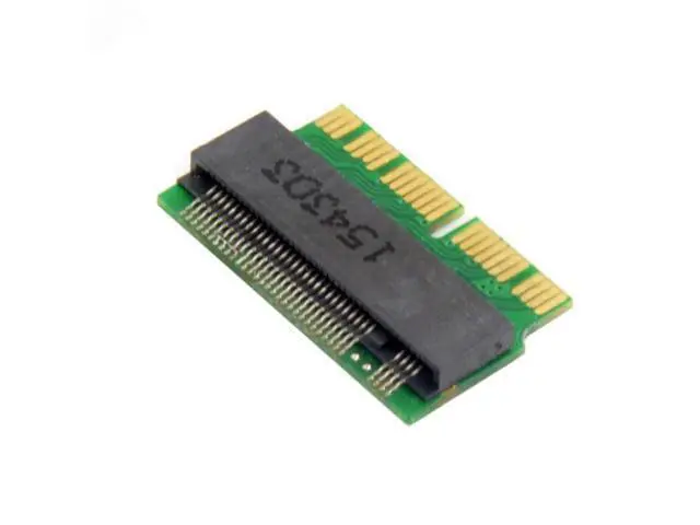 Alt view image 3 of 7 - SM 12+16pin 2014 2015 Macbook to M.2 NGFF M-Key AHCI SSD Convert Card for A1493 A1502 A1465 A1466