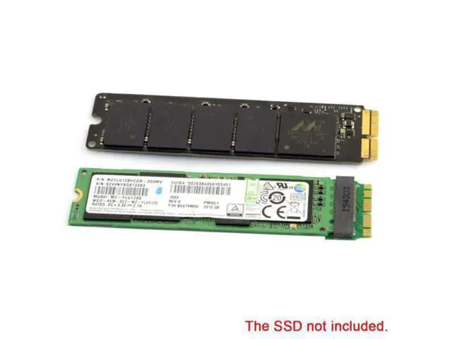 Alt view image 6 of 7 - SM 12+16pin 2014 2015 Macbook to M.2 NGFF M-Key AHCI SSD Convert Card for A1493 A1502 A1465 A1466