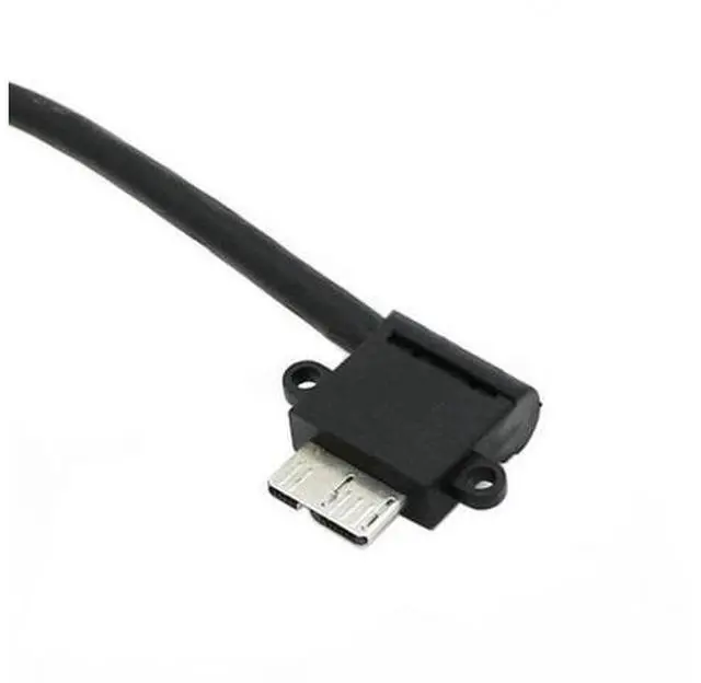 Alt view image 3 of 6 - HKCY U3-032 Up Angled 90 Degree USB 3.0 to Micro 10Pin Right Angled Cable 20cm for Cell phoneHard Disk SSD