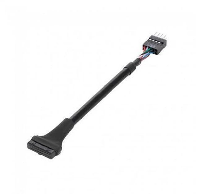 Alt view image 6 of 6 - HKCY U3-107 USB 3.0 20pin Motherboard Housing Male to USB 2.0 9Pin Header Device Female Cable