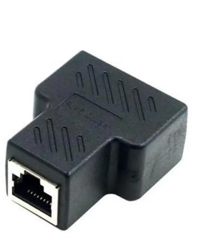 Alt view image 4 of 6 - SM STP UTP Cat6 RJ45 8P8C Plug To Dual RJ45 Splitter Network Ethernet Patch Cord Adapter