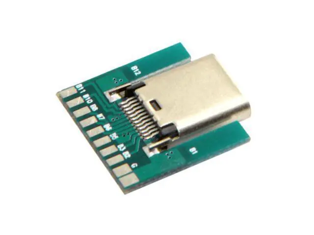 Alt view image 2 of 7 - SM DIY 24pin USB 3.1 Type C Female Socket Connector SMT type with PC Board