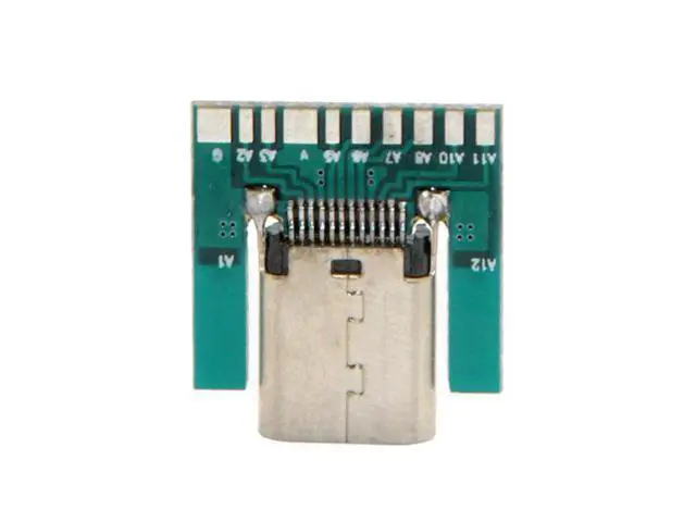 Alt view image 4 of 7 - SM DIY 24pin USB 3.1 Type C Female Socket Connector SMT type with PC Board