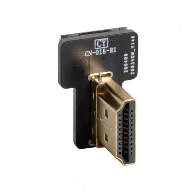 Alt view image 2 of 7 - SM CYFPV HDMI Type A Male Connector Right Angled 90 Degree for FPV HDTV Multicopter Aerial Photography