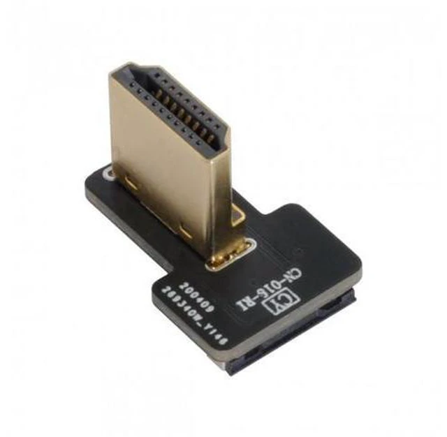 Alt view image 3 of 7 - SM CYFPV HDMI Type A Male Connector Right Angled 90 Degree for FPV HDTV Multicopter Aerial Photography