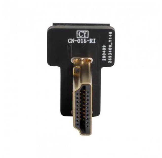 Alt view image 7 of 7 - SM CYFPV HDMI Type A Male Connector Right Angled 90 Degree for FPV HDTV Multicopter Aerial Photography