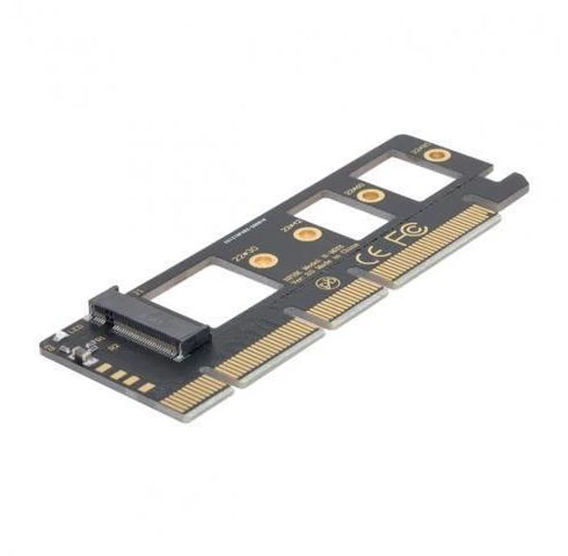 Alt view image 3 of 6 - NGFF M-key NVME M.2 SSD to PCI-E Express 3.0 16x X4 Adapter without Bracket
