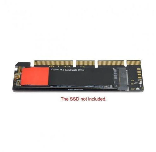 Alt view image 2 of 6 - NGFF M-key NVME M.2 SSD to PCI-E Express 3.0 16x X4 Adapter without Bracket
