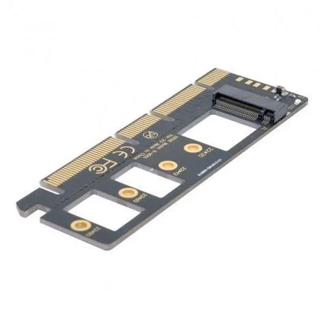 Alt view image 4 of 6 - NGFF M-key NVME M.2 SSD to PCI-E Express 3.0 16x X4 Adapter without Bracket
