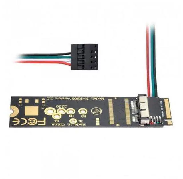 Alt view image 2 of 7 - HKCY EP-001 BCM94360CD BCM94360CS BCM943602CS BCM94360CS2 WiFi Card to M.2 NGFF Key-M NVME SSD Adapter
