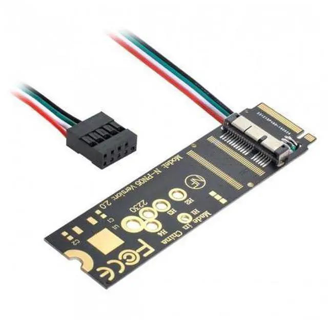 Alt view image 6 of 7 - HKCY EP-001 BCM94360CD BCM94360CS BCM943602CS BCM94360CS2 WiFi Card to M.2 NGFF Key-M NVME SSD Adapter
