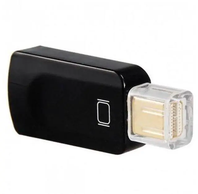 Main image of HKCY DP-041 Thundebolt Mini DisplayPort DP Male to HDMI Female Audio video Adapter for Macbook Black Color