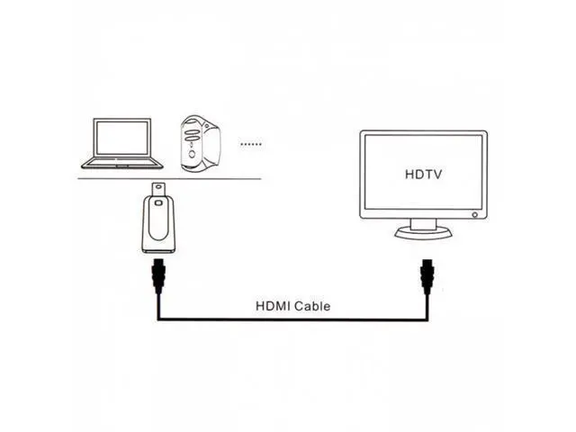 Alt view image 6 of 7 - HKCY DP-041 Thundebolt Mini DisplayPort DP Male to HDMI Female Audio video Adapter for Macbook Black Color