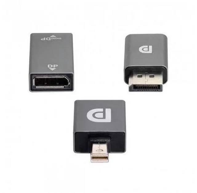 Main image of HKCY DP-033 3pcs/set Mini DisplayPort 1.2 4K 60hz to DP Adapter Male Female Ultra-HD UHD for Video PC Laptop TV