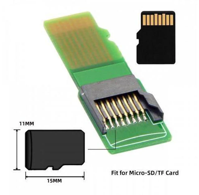 Alt view image 2 of 4 - 5pcs/lot Micro SD TF Memory Card Kit Male to Female Extension Adapter Extender PCBA Reader for Car GPS Phone