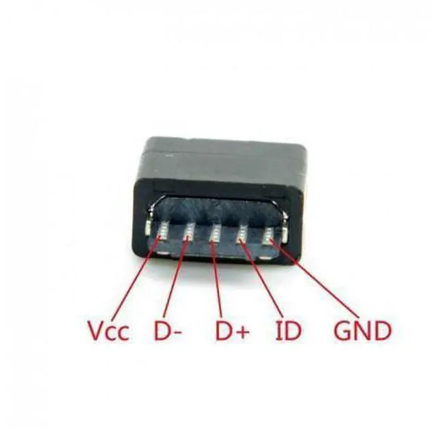 Alt view image 3 of 7 - HKCY CN-001-50PCS 50Pcs Type B Micro USB Female 5 Pin Jack Port Socket Connector Solder Type Repair Parts