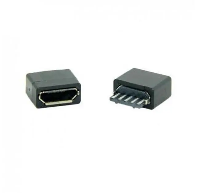 Alt view image 2 of 7 - HKCY CN-001-50PCS 50Pcs Type B Micro USB Female 5 Pin Jack Port Socket Connector Solder Type Repair Parts