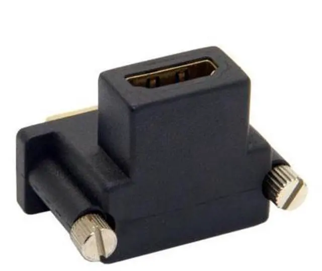 Alt view image 5 of 7 - HKCY DB-041-UP 90 Degree Up Angled DVI Male to HDMI Female Adapter for ComputerHDTVGraphics Card