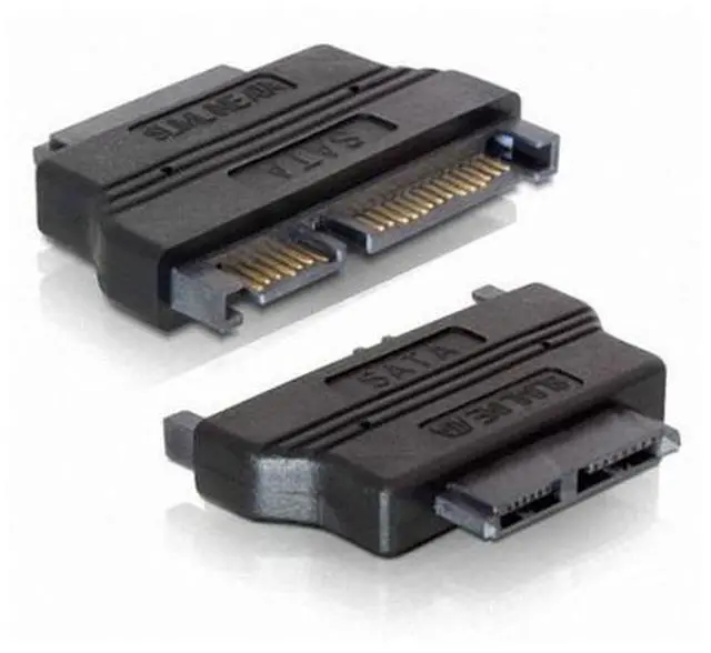 Main image of SATA 22 Male to Slimline SATA 13 Female Convertor Adapter for Laptop CD-ROM