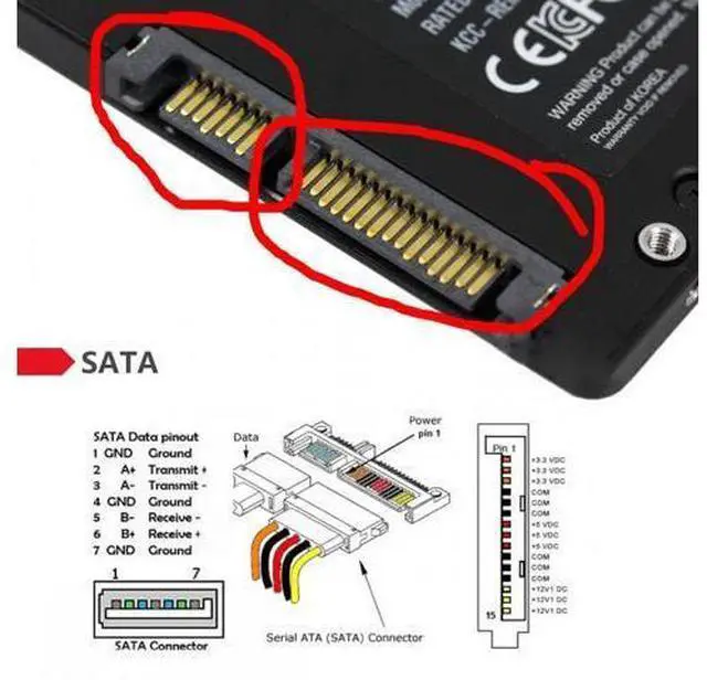 Alt view image 7 of 7 - B+M Key Socket 2 M.2 NGFF (SATA) SSD to 2.5 SATA Adapter Card Adapter with Black Metal Case