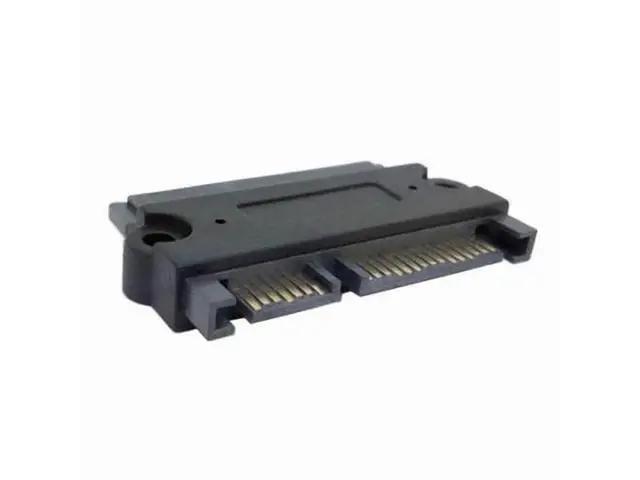Alt view image 2 of 7 - 3.5" 2.5inch SATA 22Pin 7+15 Male to SATA 22P 7+15 Female extension convertor adapter with screw holes