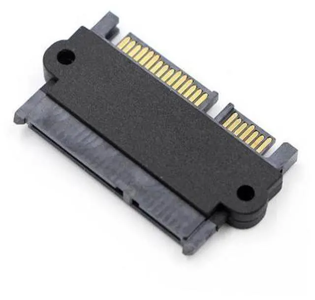 Main image of 3.5" 2.5inch SATA 22Pin 7+15 Male to SATA 22P 7+15 Female extension convertor adapter with screw holes