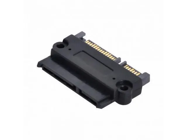 Alt view image 7 of 7 - 3.5" 2.5inch SATA 22Pin 7+15 Male to SATA 22P 7+15 Female extension convertor adapter with screw holes