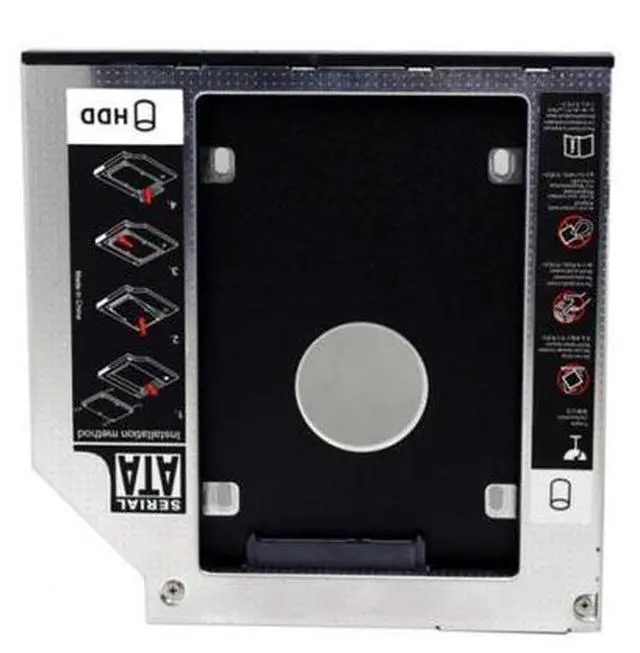 Main image of SM SATA 22pin HDD HD Hard Disk Drive Caddy Case for 9.5mm Universal Laptop CD / DVD-ROM Optical Bay