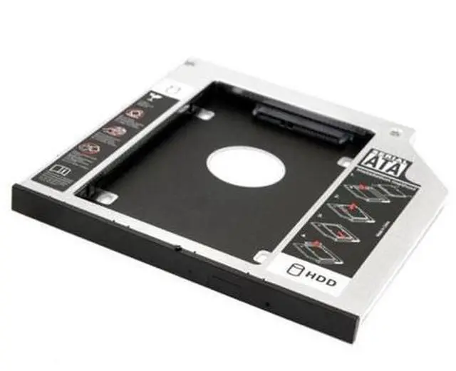 Alt view image 6 of 7 - SM SATA 22pin HDD HD Hard Disk Drive Caddy Case for 9.5mm Universal Laptop CD / DVD-ROM Optical Bay