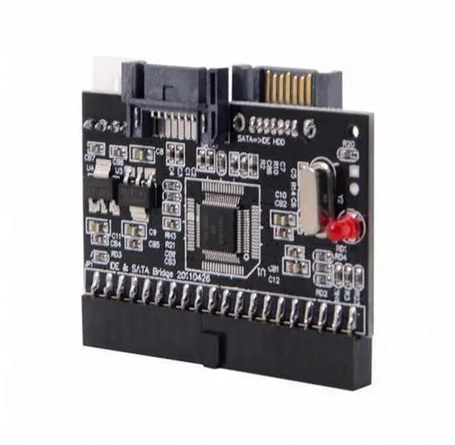 Main image of IDE 100 133 PATA to Dual Serial SATA 7PIN Adapter Reversible Converter for Hard Disk Drive