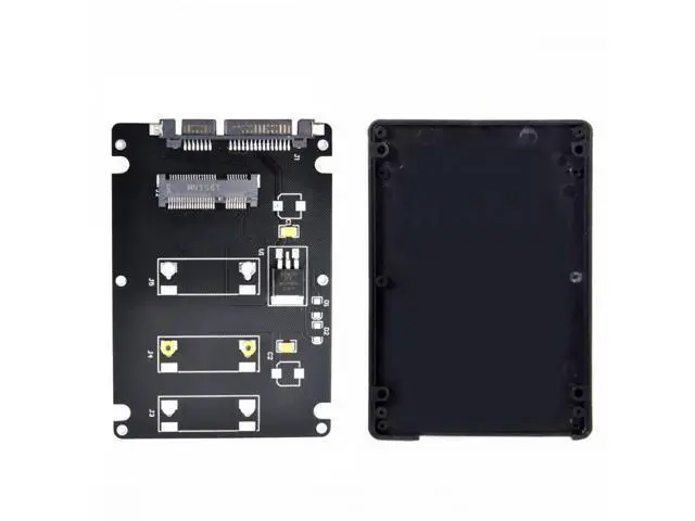 Alt view image 2 of 7 - Mini PCI-E mSATA SSD to 2.5" SATA Hard Disk Enclosure Case Converter Adapter for MSATA SSD